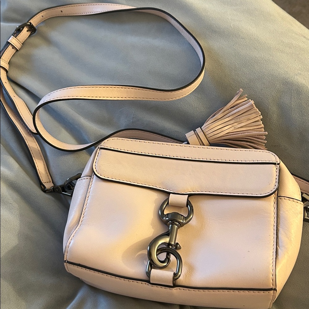 Rebecca Minkoff Creamy Pink Leather Crossbody